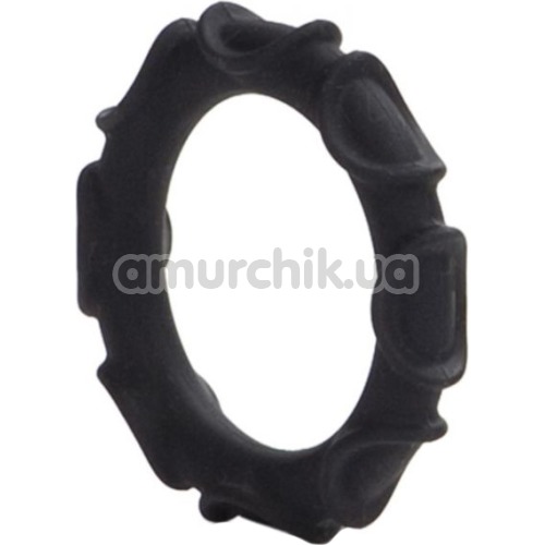 Эрекционное кольцо Atlas Silicone Ring, черное