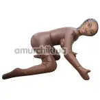 Секс-лялька My Fair Lady Inflatable Love Doll (Dark Flesh Doggy Style), коричнева - Фото №1