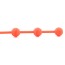 Набор анальных цепочек Posh Silicone “O” Beads, оранжевый - Фото №8