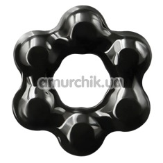 Эрекционное кольцо Renegade Spinner Ring Super Stretchable, чёрное - Фото №1