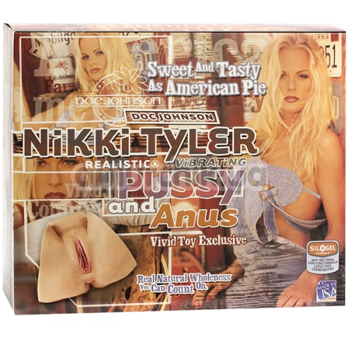 Штучна вагіна і анус з вібрацією Nikki Tyler, тілесна