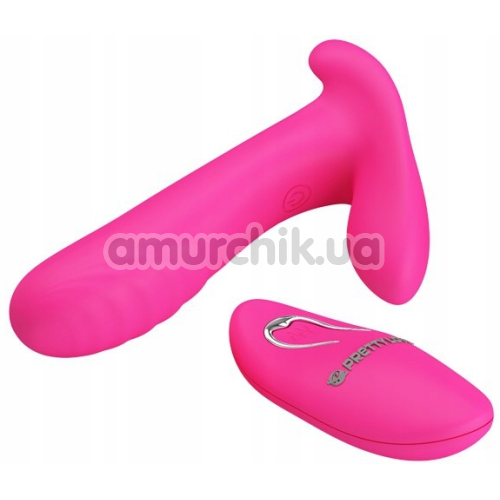 Вібратор для клітора і точки G Pretty Love Remote Control Massager, рожевий