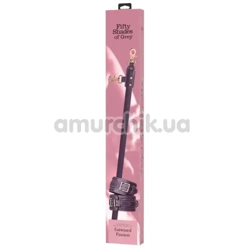 Фиксаторы для ног Fifty Shades of Grey Entwined Passion Spreader Bar with Cuffs, фиолетовые