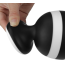 Анальная пробка Love Toy X-Missioner Butt Plug 5.5, черно-белая - Фото №13