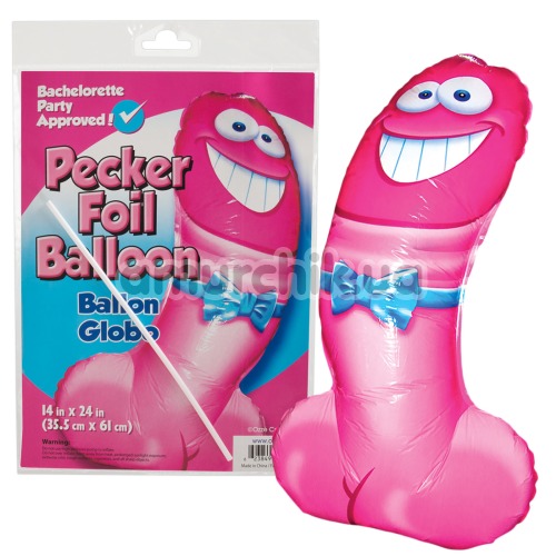 Надувной шарик Pecker Foil Balloon, розовый