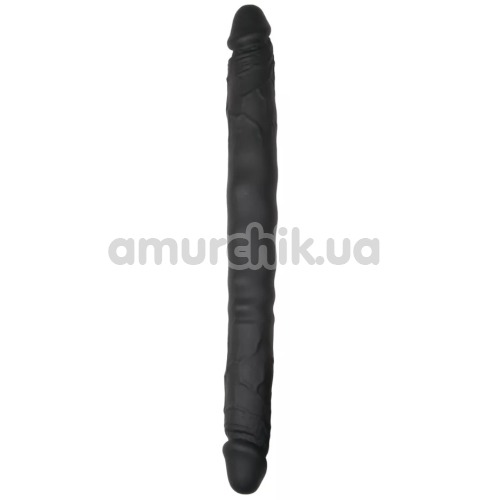 Двухконечный фаллоимитатор Easy Toys Double Ended Dildo 30 см, черный - Фото №1