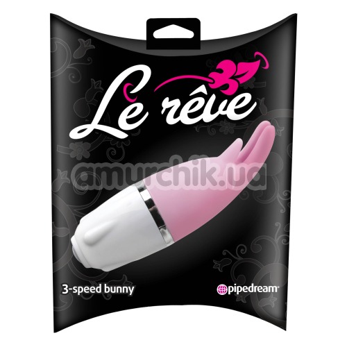 Клиторальный вибратор Le Reve 3-Speed Bunny, розовый