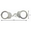 Наручники Adrien Lastic Menottes Metal Handcuffs, серебряные - Фото №3