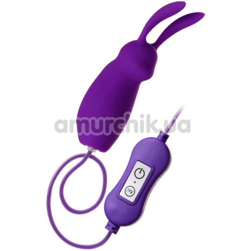Виброяйцо A-Toys Vibrating Egg Bunny, фиолетовое - Фото №1