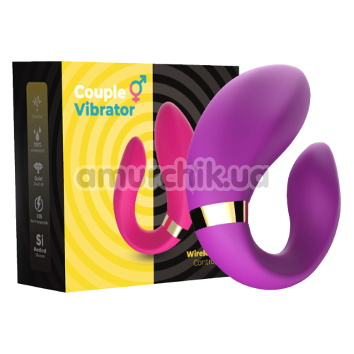 Вібратор Boss Series Couples Vibrator, фіолетовий
