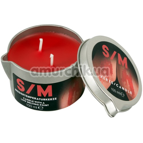 Свеча S/M Kerze Candle 100 мл, красная