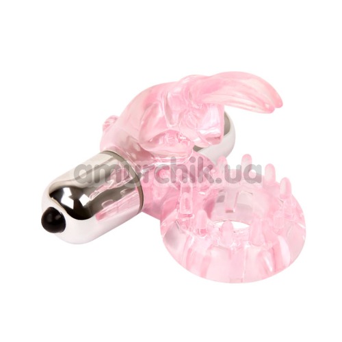 Віброкільце Love Rabbit Ring 010132-1, рожеве