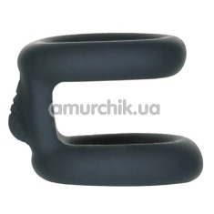 Ерекційне кільце для члена Lux Active Tug Versatile Silicone Cock Ring, чорне - Фото №1