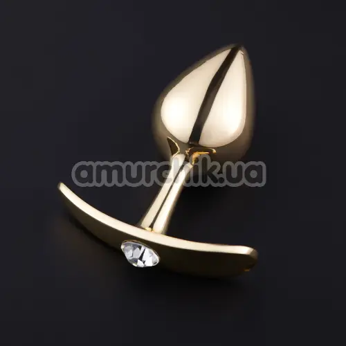 Анальна пробка Roomfun Diamond Anal Plug S, золота