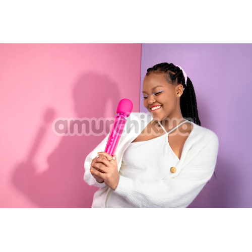 Універсальний вібромасажер Le Wand Rechargeable Vibrating Massager, рожевий