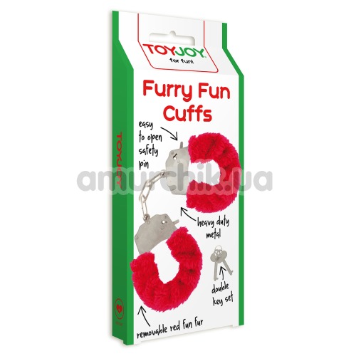 Наручники Furry Fun Cuffs, червоні