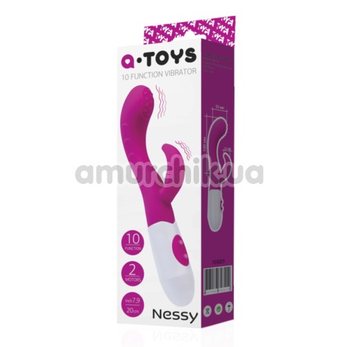 Вибратор A-Toys 10-Function Vibrator Nessy, розовый