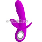 Анально-вагинально-клиторальный вибратор Pretty Love Humphrey, фиолетовый - Фото №1