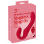 Безремневой страпон с вибрацией Triple Teaser Remote Controlled Strapless Strap-On, красный - Фото №14