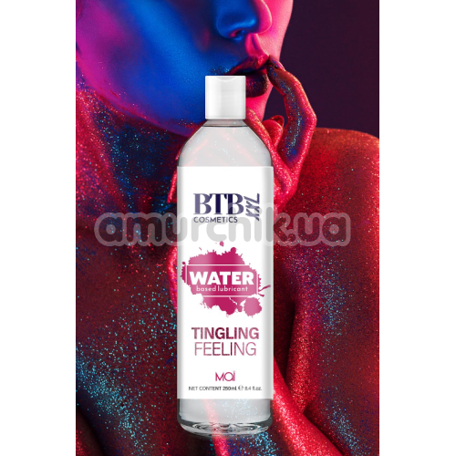 Лубрикант з ефектом вібрації BTB Cosmetics Water Based Lubricant XXL Tingling Feeling, 250 мл