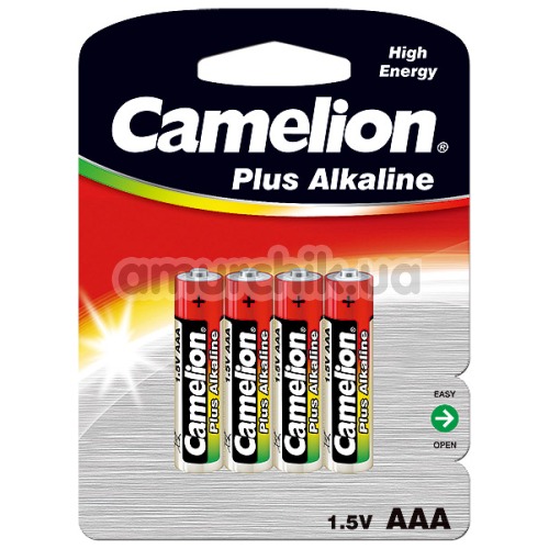 Батарейки Camelion Plus Alkaline High Energy AAA, 4 шт