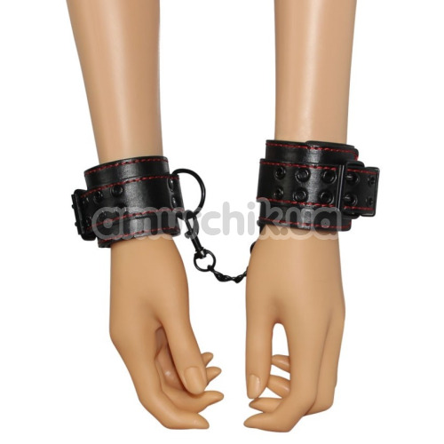 Фиксаторы для рук Bondage Fetish Pleasure Handcuffs, черные