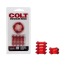 Набор эрекционных колец Colt Enhancer Rings, красный - Фото №5