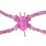 Вибратор-бабочка Butterfly Strap-On, розовая - Фото №3