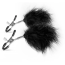 Зажимы для сосков с черными перышками Easy Toys Nipple Clamps, серебряные - Фото №2