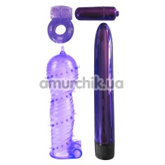 Набор из 4 игрушек Classix Ultimate Pleasure Couples Kit, фиолетовый - Фото №1
