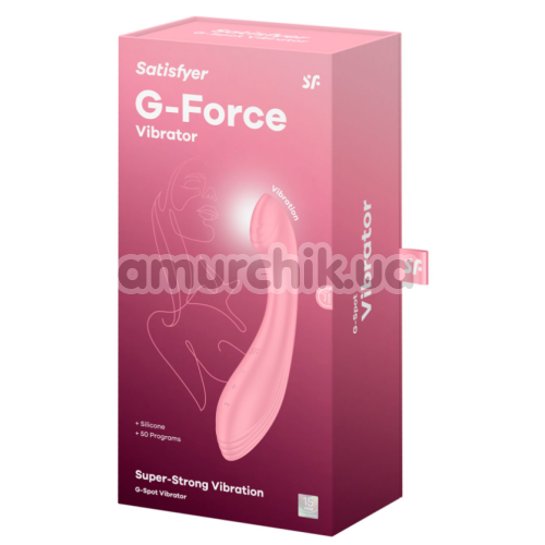 Вибратор для точки G Satisfyer G-Force Vibrator, розовый