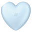 Симулятор орального секса для женщин с вибрацией Satisfyer Cutie Heart, голубой - Фото №2