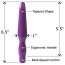 Анальна пробка з вібрацією Vibrating Waterproof Anal Probe, фіолетова - Фото №7