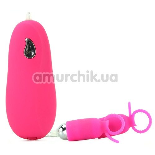 Зажимы для сосков с вибрацией Nipple Play Silicone Vibrating Nipple Pleasurizer, розовые