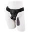 Порожній страпон з вібрацією Hi-Basic Basic Vibrating Strap On Harness, чорний - Фото №1