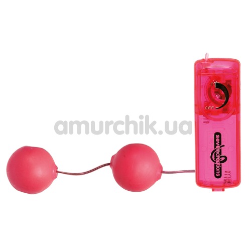 Вагінальні кульки з вібрацією Spectraz, рожеві - Фото №1