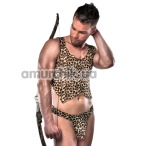 Костюм охотника Passion 023, леопардовый: трусы + майка - Фото №1