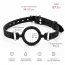 Кляп-кольцо DS Fetish Silicone Ring Gag, черный - Фото №4