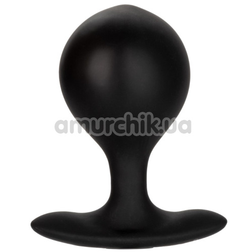 Анальний розширювач Weighted Silicone Inflatable Plug, чорний