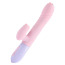 Вібратор з поштовхами, ротацією і підігрівом Angelia 00051, рожевий - Фото №4