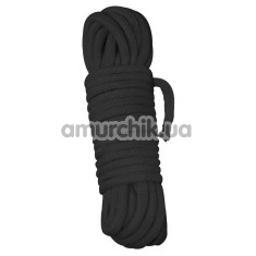 Мотузка Shibari Bondage 3 м, чорна - Фото №1