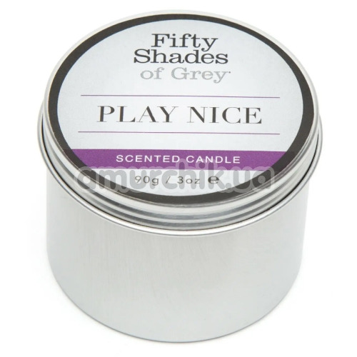 Свічка Fifty Shades of Grey Play Nice Scented Candle Vanilla - ваниль, 90 мл