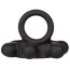 Ерекційне кільце для члена Weighted Silicone Medium C-Ring Ball Stretcher, чорне - Фото №4