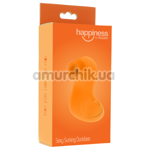 Симулятор орального секса для женщин Toy Joy Happiness Sexy Sucking Duckface, оранжевый