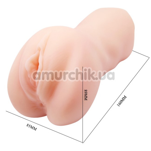 Искусственная вагина с вибрацией Crazy Bull Pocket Pussy Lea, телесная