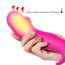 Вибратор с пульсацией и подогревом Foxshow Silicone Panty Vibrator And Pulsator, розовый - Фото №5