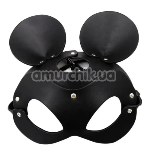 Маска Мишки DS Fetish Mask Mickey Mouse, чорна - Фото №1