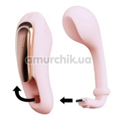 Вібратор Qingnan No.6 Wireless Control Wearable Vibrator, рожевий