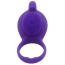 Виброкольцо Silicone Love Ring Dolphin, фиолетовое - Фото №1