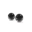 Вагинальные шарики Black Glass Ben-Wa Balls Small, черные - Фото №1